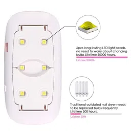 harshlove Automatic LED UV Curing Nail Art Lamp Manicure Pedicure Tool Professional Nail Polish Dryer image 4