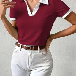 trendystar Casual Sleeveless Solid Women Maroon Top-picture-21