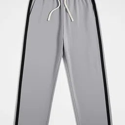 keesun Men Solid Grey, Black Track Pants image 5