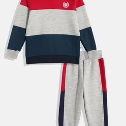 Here&Now X Game Begins Boys Colourblocked Sweatshirt and Jogger-image-2