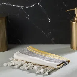 Fabindia Striped 170 GSM Cotton Hand Towel-image-45