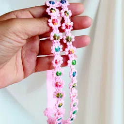 Choko Girls Pink & Blue Embellished Hairband-picture-23