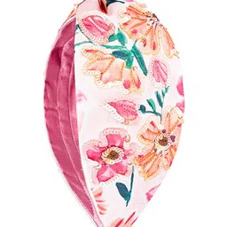 hair drama co. HAIR DRAMA COMPANY Embellished Satin Silk Hairband image 2