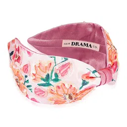 hair drama co. HAIR DRAMA COMPANY Embellished Satin Silk Hairband image 3