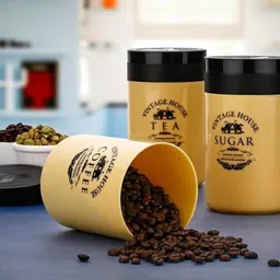 artsyhomies Plastic Tea Coffee & Sugar Container - 800 ml image 5