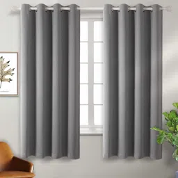 livingcreation 152 cm (5 ft) Window Polyester Blackout Curtain (Pack Of 2) image 2