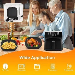 dumleto Silicone Air fryer (Pack Of 1) Airfryer Tray image 5