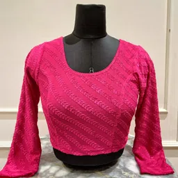 growmore creation Round Neck Women Blouse image 1