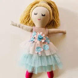 A Little Fable Girls Off White Soft Toys & Dolls image 1
