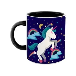 ARTBUG Black Printed Ceramic Glossy Mug-picture-23