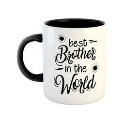 ARTBUG Black & White Best Brother In The World Printed Ceramic Glossy Mug 350 ml-picture-30