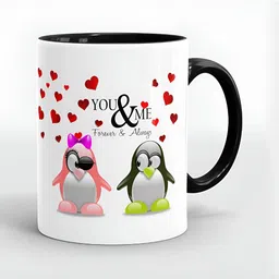 SUBLIKRAFT Black Printed Ceramic Glossy Mugs image 3