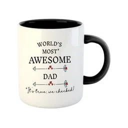 ARTBUG Black Printed Ceramic Glossy Mug image 4