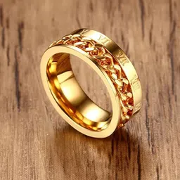 MEENAZ Men Gold-Plated Finger Ring image 5