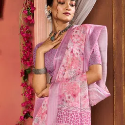 Varanga Ethnic Motifs Printed Zari Saree-image-45
