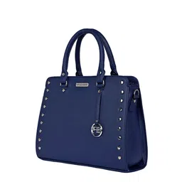 Flying Berry Women Set Of 3 Blue Embellished Handbag With Sling Bag And Wallet image 4