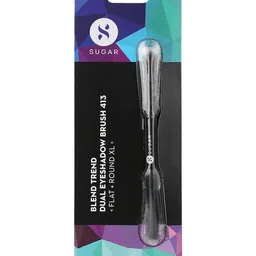 SUGAR Blend Trend Dual Eyeshadow Brush - 413 Flat + Round Xl image 5