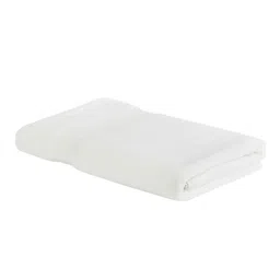 Layers White Solid Pure Cotton 400 GSM Bath Towels image 4