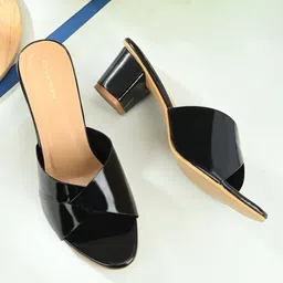 CLOG LONDON Block Sandals Heels-picture-38