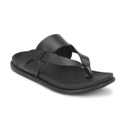 Azzaro Black Slip-On Comfort Sandals-image-1