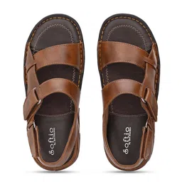 SOFTIO Men Brown Comfort Sandals-image-4