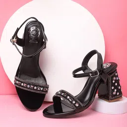AZ Footwear Embellished Block Heels-picture-15
