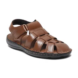 Teakwood Leathers Men Leather Fisherman Sandals image 2