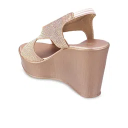 Metro Embellished Wedge Heels image 3