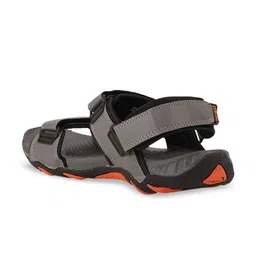 Power Men Grey Solid Sandals image 5