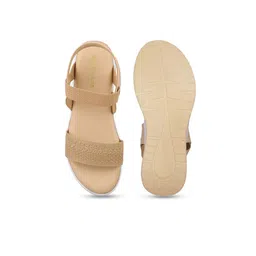 madam glorious Textured Open Toe Comfort Heels image 2