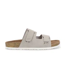 The Roadster Lifestyle Co. Men Beige Slip-On Casual Sandals image 4