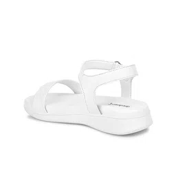 DressBerry White Open Toe Flats image 4