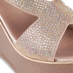 Metro Embellished Wedge Heels image 5