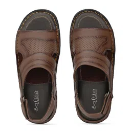 SOFTIO Men Brown Comfort Sandals image 4