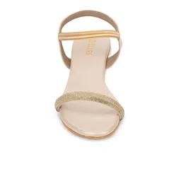 Ozuri Embellished Open Toe Block Heels image 4