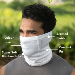 Heelium Pack of 3 Unisex Oduor Free Soft Breathable Bamboo Bandana image 2