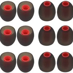 BBS DEAL 24 pcs red earbuds rubber Silicon Earbuds (Size-M) In The Ear Headphone Cushion In The Ear Headphone In The Ear Headphone Cushion-picture-38