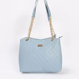 Anna Claire PU Structured Shoulder Bag with Quilted image 1