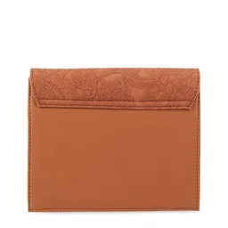 Metro Tan Textured PU Oversized Structured Sling Bag image 3