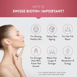 swisse Beauty Biotin+ With Nicotinamide, Rose Hips & Vitamin C image 5