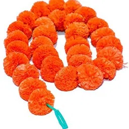 yaayi Orange Marigold Artificial Flower image 3