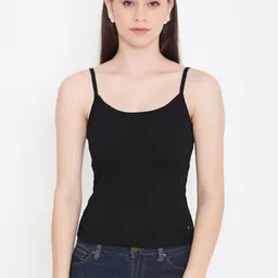 Feelings Non Padded Bio Washed Pure Cotton Camisoles image 1