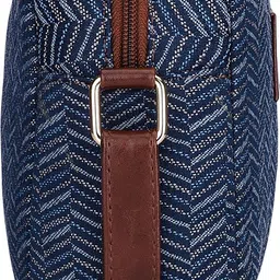 the clownfish Blue Women Sling Bag Series Sling for Women Faux Leather For Women Bag for College Girls image 5
