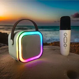 MG TRADER G37_k12 Wireless Karaoke Mic Speaker: K12 with RGB, 5W Bluetooth 10 W Bluetooth Home Audio Speaker-image-21