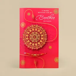 archies Photo Space Raksha Bandhan Greeting Card With Envelope Pack Of 2 Greeting Card image 2
