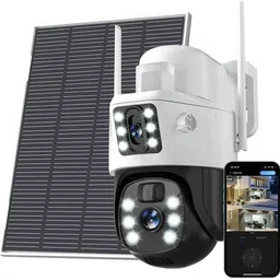OSQD Wireless Solar CCTV Camera with SIM Card Support | 360° View | Battery Included Security Camera-picture-26
