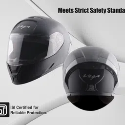 vega Ranger Texture Finish Motorbike Helmet image 5