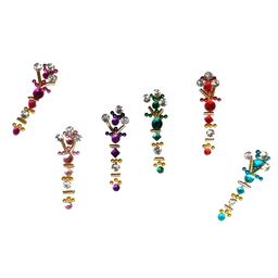 Comet Busters 6 Pcs Multicoloured Stone-Studded Bindi-picture-44
