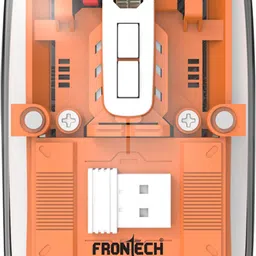 Frontech Transparent Wireless Mouse | 3200 DPI | 5 Buttons | Rechargeable | Type-C | Wireless Ergonomic Optical Mouse with Bluetooth-picture-11