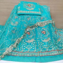 bhawani collection Embroidered Semi Stitched Rajasthani Poshak-picture-15